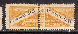 REPUBBLICA DI SAN MARINO 1945 PACCHI POSTALI PARCEL POST CENT. 25c MNH - Pacchi Postali