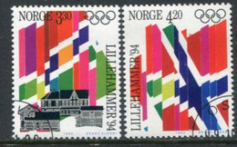 NORWAY 1992 Winter Olympic Games 1994, Lillehammer Used.   Michel 1105-06 - Oblitérés