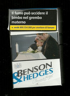 Tabacco Pacchetto Di Sigarette Italia - Benson & Hedges 2017 N.2 Da 20 Pezzi - Vuoto - Etuis à Cigarettes Vides