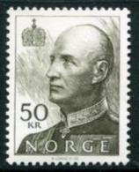 NORWAY 1992 Definitive: King Harald V  50 Kr.on Phosphor Paper MNH / **.   Michel 1100 Ay - Nuevos