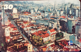 Phone Card Manufactured By Telemar In 1999 - Series Rio Do Hoje - Painter Virgílio Largo De São Francisco - Pittura