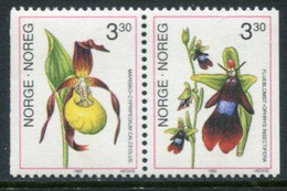 NORWAY 1992 Orchids MNH / **.   Michel 1088-89 - Ongebruikt