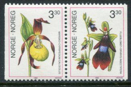 NORWAY 1992 Orchids MNH / **.   Michel 1088-89 - Nuevos