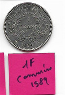 1 Franc  Commémorative " Etats Généraux "  1989   SPL - 1 Franc