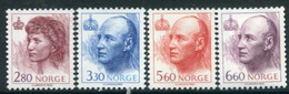 NORWAY 1992 Definitive: King Harald And Queen Sonia MNH / **.   Michel 1084-87 - Ungebraucht