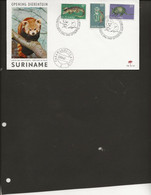 SURINAM - FDC AFFRANCHIE N° 496 A 498 -ANIMAUX-ANNEE 1969 - Surinam