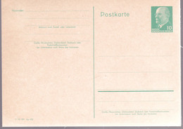Postkarte 10pf. - Cartes Postales - Neuves