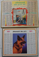 Lot Calendriers 1971 Nantes Loire Atlantique - Big : 1971-80