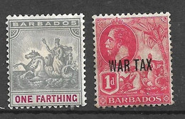 Barbade  UK  N° 66  Et  116 Neufs  *   B/TB        - Barbados (...-1966)