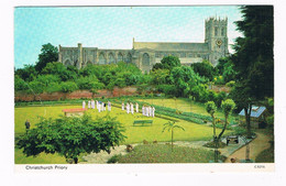 SPORT-112   CRICKET : Christchurch Priory With CRICKET Team ( ? ) - Críquet