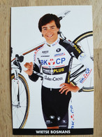 Kaart Wietse Bosmans - BKCP-Powerplus - 2009 - Cycling - PCT UCI - Belgium - Cyclisme