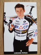 Kaart Lubomir Petrus - BKCP-Powerplus - 2009 - Cycling - PCT UCI - Belgium Czech - Cyclisme