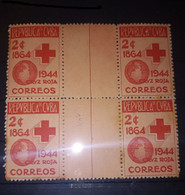 Antillas. Conjunto De 8 Sellos En Bloque De 4 Con Interpanel - Unused Stamps