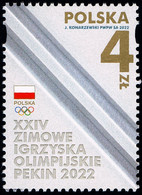 Poland 2022 Fi 5191 Mi 5341 XXIV Olympic Winter Games Beijing 2022 - Nuovi