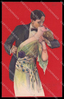 Illustratori Artist Signed Bompard Lady Kissing Couple Serie 467-3 Pc ZG6379 - Bompard, S.