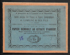 MP 2  Pochette Vide De Papier Sensible Au Citrate D'Argent - Matériel & Accessoires