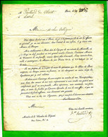 RARE LETTRE PRE IMPRIMEE 1819 ENTRE DEPUTES CREATION D UNE MAISON DE BANQUE A PARIS NICOLAS ROLLAND =>PAILLARD DUCLERE - Andere & Zonder Classificatie