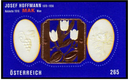 Austria 2007 Hoffmann Stamp With 22 Carat Gold Affixed - Unusual - Hologrammes