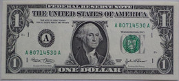 USA - United States Of America - 1 Dollar Bill  2003 "A" BOSTON -  UNC - Billets De La Federal Reserve (1928-...)