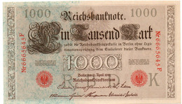 GERMANIA-1000 MARK 1910 -Wor:P-44b/3, Ros:R-45e - UNC - 1000 Mark