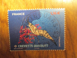 2022 Crevette BOUQUET Oblitéré Cachet Rond 21/02/2022 - Used Stamps