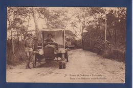 CPA Congo Belge Sakania Kabunda Voiture Automobile Timbré Non Circulé = Entier Postal - Belgisch-Kongo