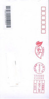 China 2021, Franking Meter, Environment Protection, "Go-for-Green", On Circulated Cover, Arrival Postmark On Back - Cartas & Documentos