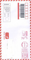 China 2021, Franking Meter, "Completed Taking Of 10 Billion Vaccinations ", Circulated Cover, Arrival Postmark On Back - Storia Postale
