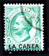 Italia-G-1020 - La Canea 1907-12: Sassone, N. 14 (o) Used - Qualità A Vostro Giudizio. - La Canea