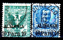 Italia-G-1027 - Albania 1902: Sassone, N. 1, 3 (o) Used - Qualità A Vostro Giudizio. - Albanië