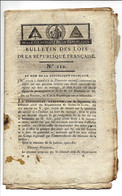 1797  LOI DE LA REPUBLIQUE FRANCAISE Avec Sign. M. DE LA JUSTICE « Merlin » AN IV N° 112 16 PAGES Imprimé à  PARIS - Decretos & Leyes