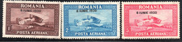 698.ROMANIA.1930 SC. C10-C12 VERTICAL WM.MH,SIGNED - Nuevos