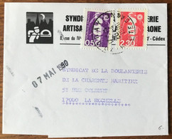 France N°2614 Et 2619 (Briat) Sur Bande Journal - TAD GRAY 26.4.1990 - (A1086) - 1961-....