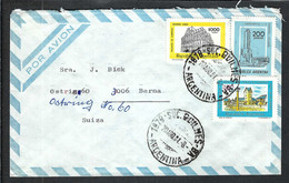 ARGENTINE 1981:  LSC Rec. Par Avion Pour La Suisse - Lettres & Documents