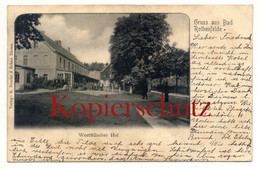 Bad Rothenfelde 1905, Westfälischer Hof - BAHNPOST OSNABRÜCK-BIELEFELD ZUG 608 - Bad Rothenfelde