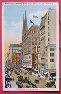 Visuel Pas Très Courant - Etats-Unis - New York - Fifth Ave. Showing Saks Dept. - Store St. Patrick's - Cathédral - 1925 - Manhattan