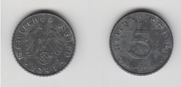 5  REICHPFENNIG 1941 G - 5 Reichspfennig