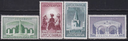 Kingdom Of Yugoslavia 1941 Monument To The Warriors MH (*) Michel 433/436 - Unused Stamps