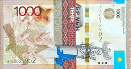 Kazakhstan 1000 Tehte 2014 Replacement Unc - Kasachstan