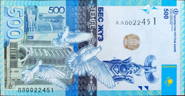 Kazakhstan 500 Tehte  2017 Replacement Unc - Kazakhstán