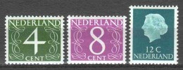 Netherlands 1962 NVPH 774-776 FLUOR MNH - Unused Stamps