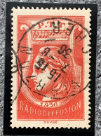 FRANCE Radiodiffusion 1935-1937 Rouge N°2 PTT Fiscaux - Radiodifusión