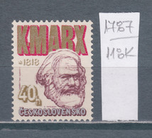 118K1787 / Czechoslovakia 1978 Michel Nr. 2422 MNH (**) 160th Birth Anniversary Karl Marx -  Philosopher Tchecoslovaquie - Karl Marx