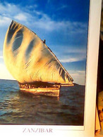 Afrique TANZANIA  Zanzibar Sailing Vessel Voilier BARCA VELA V1990 IN5613 - Tanzania