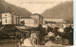 Corté * La Ville Et La Rue De La Gare * Haute Corse 2B - Corte