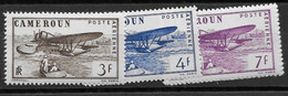 ⭐ Cameroun - Poste Aérienne - YT N° 5 / 6 / 8 ** - Neuf Sans Charnière - 1941 ⭐ - Poste Aérienne