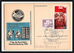 68218 Vega 01/10/1985 Neubrandenburg Allemagne Germany DDR Espace Space Lettre Cover - Europa