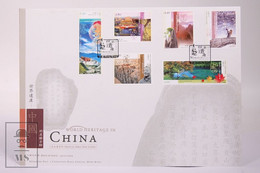 Hong Kong 2003 FDC Yvert 1091-96 - World Heritage In China - First Day Cover - FDC