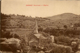 Cadenet * Vue Sur Le Village Et L'église - Cadenet