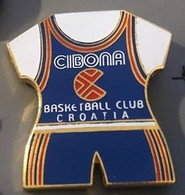BASKET CLUB - KK CIBONA ZAGREB - CROATIE - CROATIA  - BALLON - BASKETBALL - MAILLOT - SHORT  -     (29) - Pallacanestro